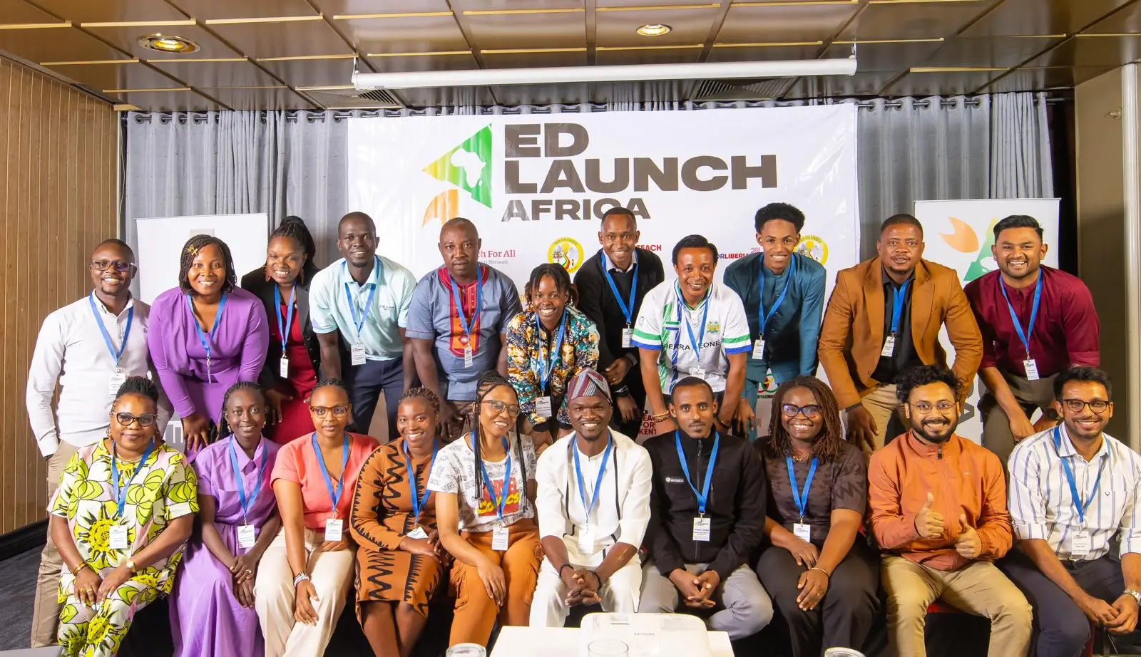 Young women participating in leadership and menstrual health empowerment training in Kenya
