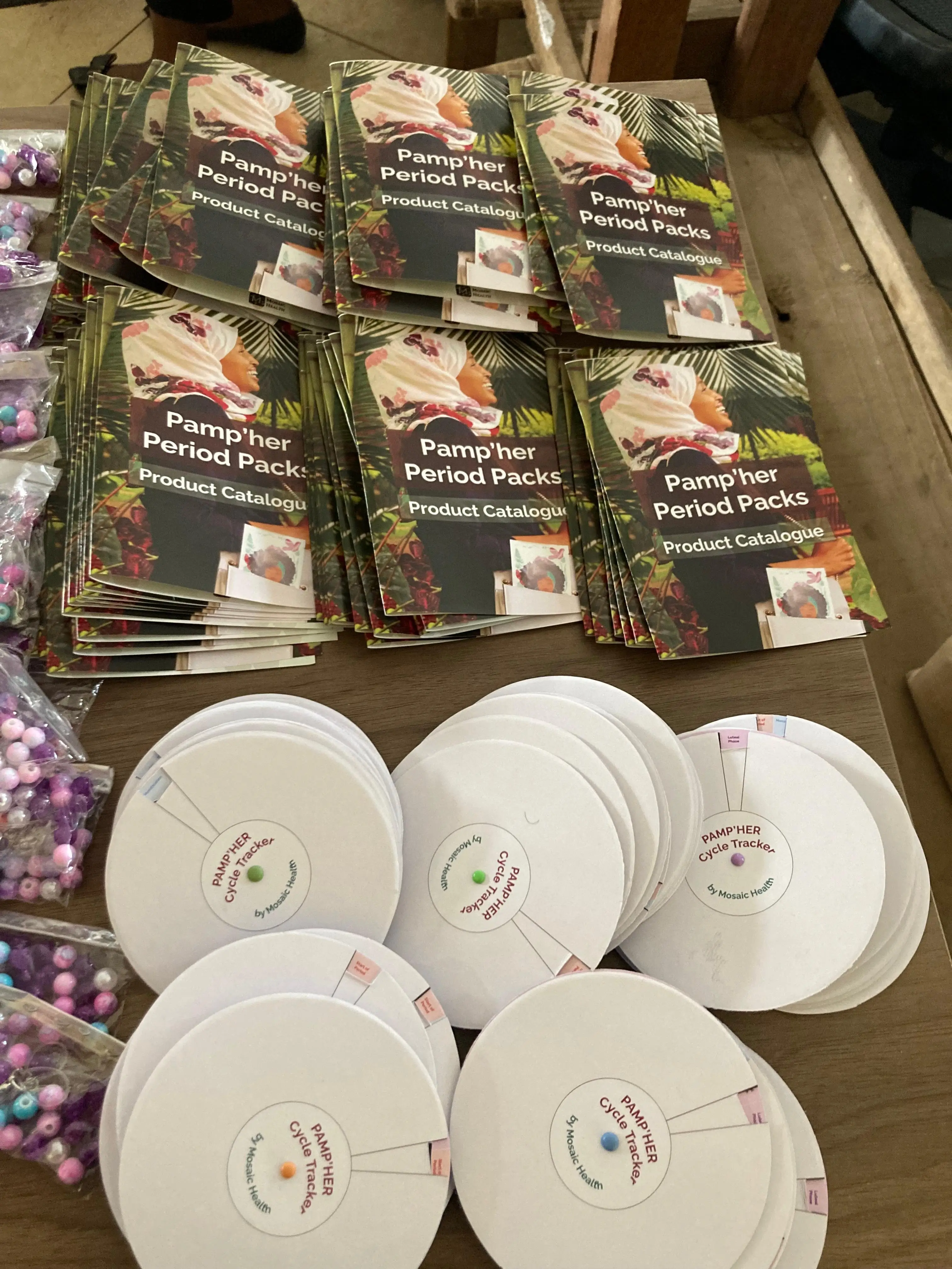 Girls participating in Beyond the Flow menstrual health program in Kenya